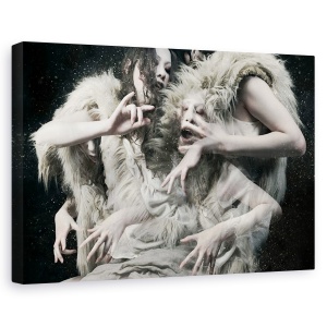 Tablou canvas - Fiicele Lupului, Performanta, Colt, Fata, Femeie, 40 x 60 cm
