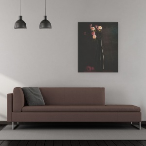Tablou canvas - Floare, Vaza, Trandafir, 60 x 75 cm - Img 2