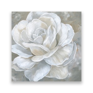 Tablou Canvas - Floral,Flori, Alb, 60 x 60 cm