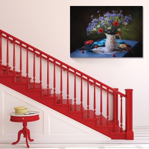 Tablou canvas cu flori de cireș primăvară