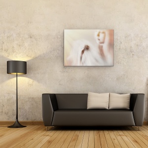 Tablou canvas - Frumusete Blonda, Mana, Lentile, Moale, Tesatura, Matase, 50 x 70 cm - Img 2
