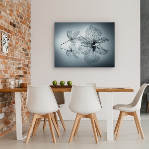 Tablou canvas - Frumusete Efemera, Delicata, Eleganta, Efemer, Hortensie, Linie, 60 x 80 cm - Img 4