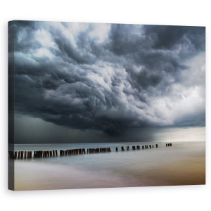 Tablou canvas - Furtuna, Lithuania, Furtuna, Nori, Marea Baltica, Apa, 60 x 75 cm