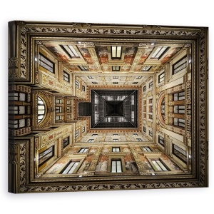 Tablou canvas - Galeria Sciarra, Rom, La Roma, Galerie, Sciarra, Fatada, 60 x 75 cm