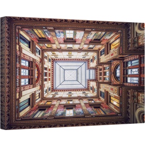 Tablou canvas - Galleria Sciarra, Roma, Roma, Italia, Galerie, Sciarra, Arhitectura, 80 x 120 cm