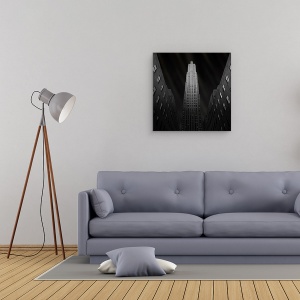 Tablou canvas - Gotham, Rockefeller, Arhitectura, Turn, Intuneric, 90 x 90 cm - Img 2