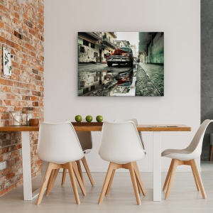 Tablou canvas - Havana I, American, Vechi, Parcat, Retro, 75 x 100 cm - Img 4
