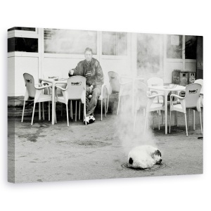 Tablou canvas - Hot Dog, Strada, Urban, Bucuresti, Caine, Romania, 80 x 120 cm