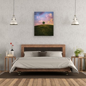 Tablou canvas - Iesirea De Pe Autostrada 6, Craciun, Craciun Fericit, Noapte, Masina, 40 x 50 cm - Img 3