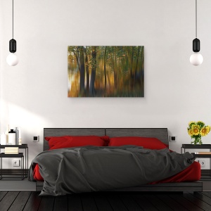 Tablou canvas - Impresie De Toamna 1, Copaci, Frunze, 60 x 90 cm - Img 3