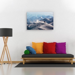 Tablou canvas - incotro?, Peisaj, Calaret, Munte, Vedere, 60 x 90 cm - Img 2