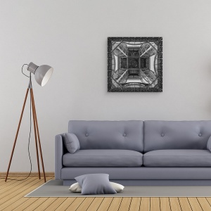 Tablou canvas - Industrie, Turnul Eiffel, Industrie, Industrial, 90 x 90 cm - Img 2