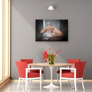 Tablou canvas - Inima Abandonata, Conceptual, Plastic, Transparent, Masa, 40 x 60 cm - Img 4