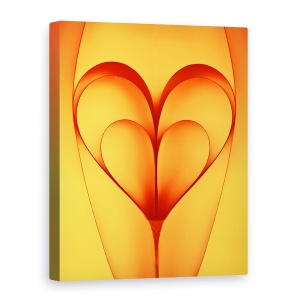 Tablou canvas - Inimile Marginite, Abstract, Forme, Hartii, 50 x 70 cm