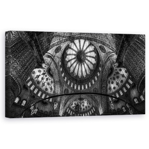 Tablou canvas - Istanbul - Moscheea Albastra, Istanbul, Moschee, Arhitectura, Plafon, 50 x 100 cm