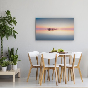 Tablou Canvas - Lacul Mattamuskeet Memorie, Rasarit, SUA, Calm, Senin, 50 x 80 cm - Img 4