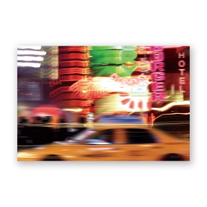 Tablou Canvas - Las Vegas, Taxi, 60 x 80 cm