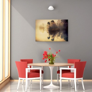 Tablou canvas - Locul Meu, Fens, Oisterwijk, Pasare, Stare De Spirit, Toamna, 60 x 90 cm - Img 4