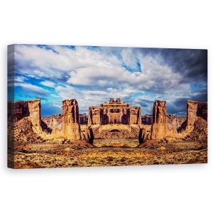 Tablou Canvas - Lost City Of Gold, Fantezie, Sua, Peisaj, Compozit, 50 x 100 cm