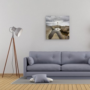 Tablou canvas - Lumina Lui Peggy, Peisaj, Far, Golfulet, Nova, Scotia, 90 x 90 cm - Img 2