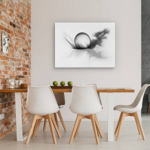 Tablou canvas - Luminozitate, Pana, Pene, Perla, Picatura, 60 x 80 cm - Img 4