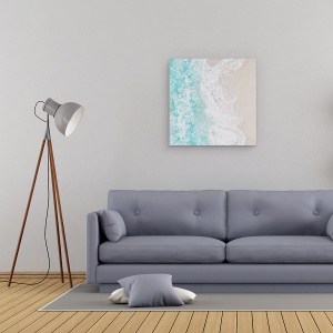 Tablou canvas - Mare, Nisip, Intalnire, 90 x 90 cm - Img 2