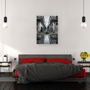 Tablou canvas - Masina Veche Clasica in Havana, American, Havana, Batran, Parcat, Retro, Strada, 60 x 80 cm - Img 3