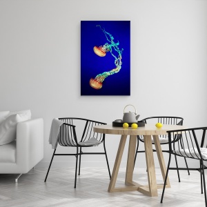 Tablou canvas - Meduza, Aquariu, Sub Apa, Meduze, Acvariu, 60 x 90 cm - Img 4