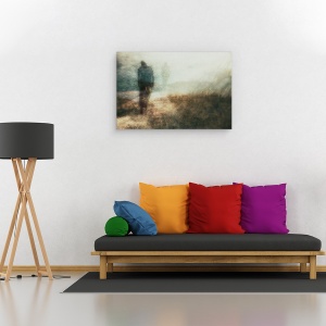 Tablou canvas - Mergem Singuri Pe Drum, Moale, Incetosat, 40 x 60 cm - Img 2