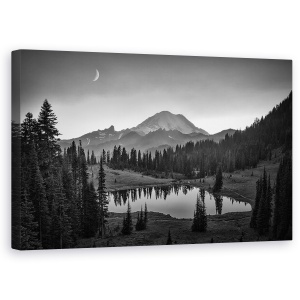 Tablou canvas - Muntele Ploios, Luna, Peisaj, Lac, 50 x 80 cm