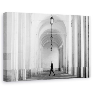 Tablou canvas - Nancy, Monocrom, Strada, Franta, Mers Pe Jos, 60 x 90 cm