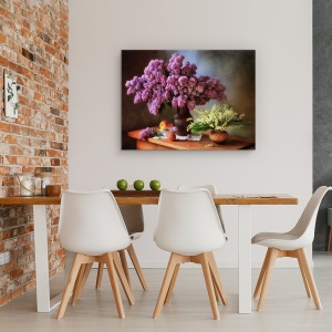 Tablou Canvas - Natura Moarta Cu Flori De Primavara, 60 x 80 cm - Img 4