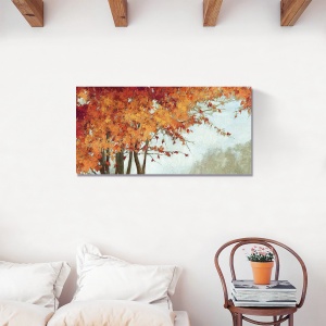 Tablou Canvas - Natura, Padure, Toamna, 50 x 100 cm - Img 2