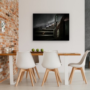 Tablou canvas - Noul Proprietar, Vechi, Casa, Degradare, Soarece, Sobolani, 75 x 100 cm - Img 4