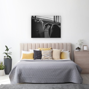 Tablou canvas - Nr. 87, Fum, Fumator, Fumatul, Tigari, Mana, 50 x 70 cm - Img 3