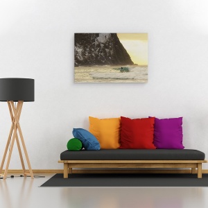 Tablou canvas - Numai Oceanul, Surf, Lofoten, Norvegia, Iarna, Mare, Ocean, 60 x 90 cm - Img 2