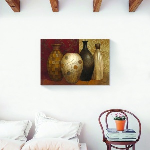Tablou canvas natură moartă cu vase și fructe 40x60 cm