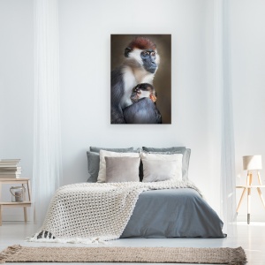 Tablou canvas - Obosit, Dragoste, Mama, Imbratisare, Copil, 60 x 90 cm - Img 3