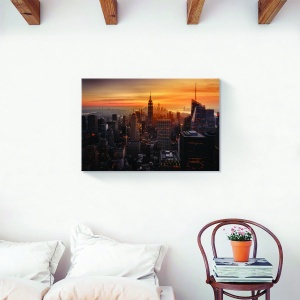 Tablou decorativ arhitectura urbana pe canvas 80x120 cm