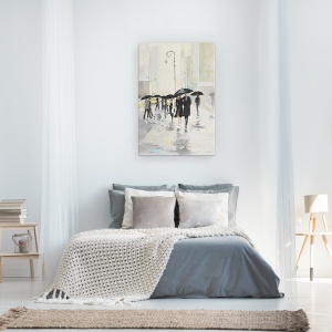 Tablou canvas - Oras in ploaie, 40 x 60 cm - Img 3