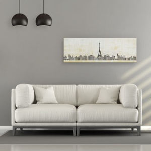 Tablou canvas - Orizontul Eiffel, 30 x 90 cm - Img 2