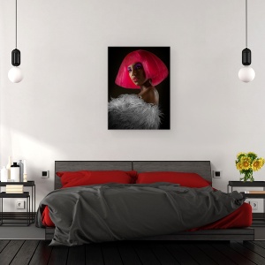 Tablou canvas - Pantera Roz, Studio, Zeita, Hasselblad, Londra, Culoare, 75 x 100 cm - Img 3