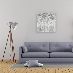 Tablou canvas - Paralelism, Abstract, Model, Bambus, Frunza, Frunze, 60 x 60 cm - Img 2