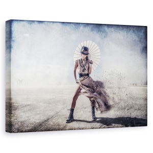 Tablou canvas - Pe Aripile Vantului, Praf, Vant, Umbrela, 40 x 60 cm
