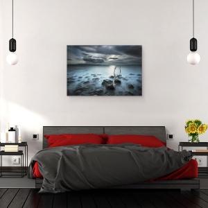 Tablou canvas - Peisaj Lunar, Irlanda, Laptos, Matasos, Ramura, Cer, 40 x 60 cm - Img 3