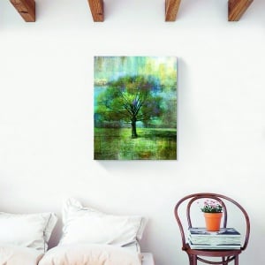 Tablou canvas peisaj natură verde 40x50 cm