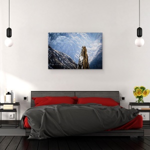 Tablou canvas - Peisaj, Performanta, Peisaj, Stanca, Munti, 60 x 90 cm - Img 3