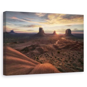 Tablou canvas - Peisajul Viselor Mele, Arizona, SUA, Vale, Navajo, 60 x 90 cm