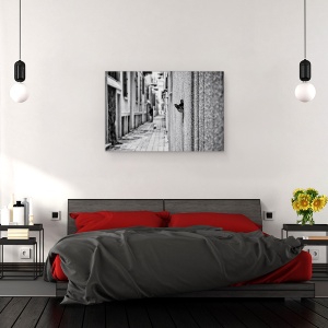Tablou canvas - Pet, Pisica, Pet, Strada, Distractie, Amuzant, 80 x 120 cm - Img 3