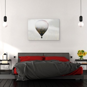 Tablou canvas - Pierde-Te In Lume, Balon Cu Aer Cald, Toamna, 80 x 120 cm - Img 3